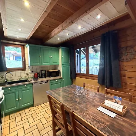 Le Skieur En Bois Chalet